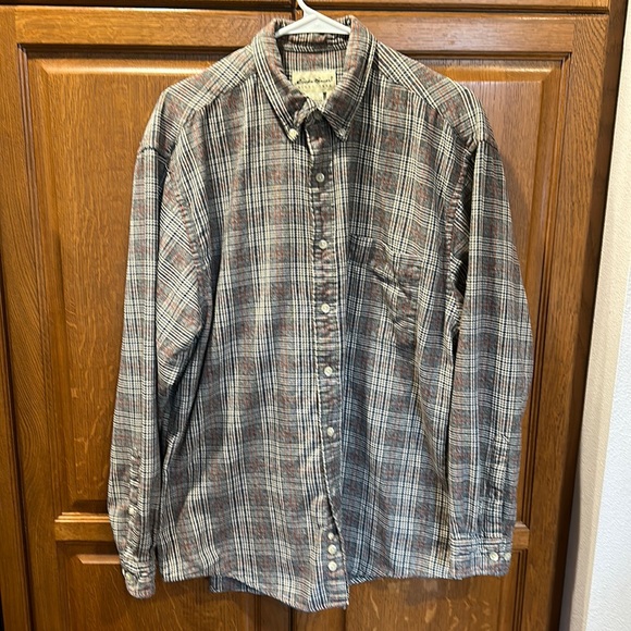 Eddie Bauer Other - EDDIE BAUER Mens Plaid Button Down Long Sleeve Shirt 3558 Size L
